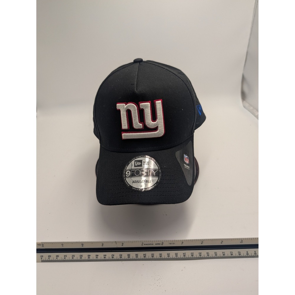 New Era 9FORTY New York Giants Hat Black NFL Adjustable Snapback Cap